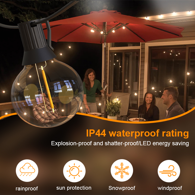 HCP078  G40太阳能灯串